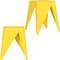 ISL Furnishings InterSpaceLiving Zuho Multi-USe Stool (2, Yellow)